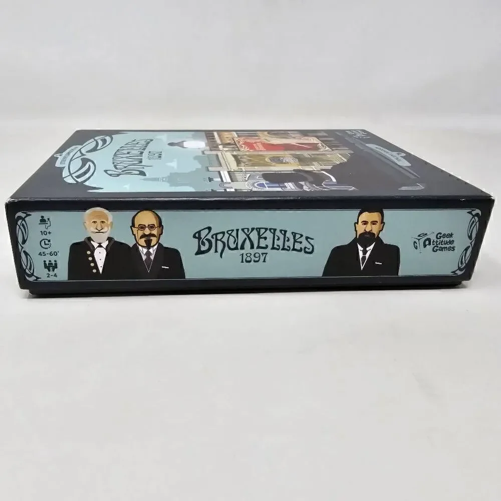 BRUXELLES 1897 CARD BOARD GAME ENGLISH EDITION MISSING RULEBOOK OTHERWISE MINT
